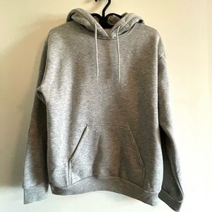 Gray Topshop Pullover Hoodie